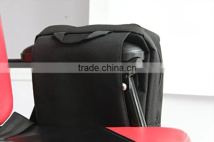 Topmedi 1xSmall Waterproof Armrest Pannier Bag Interior Zipper Hook&Loop Tape Deluxe Scooter Bag