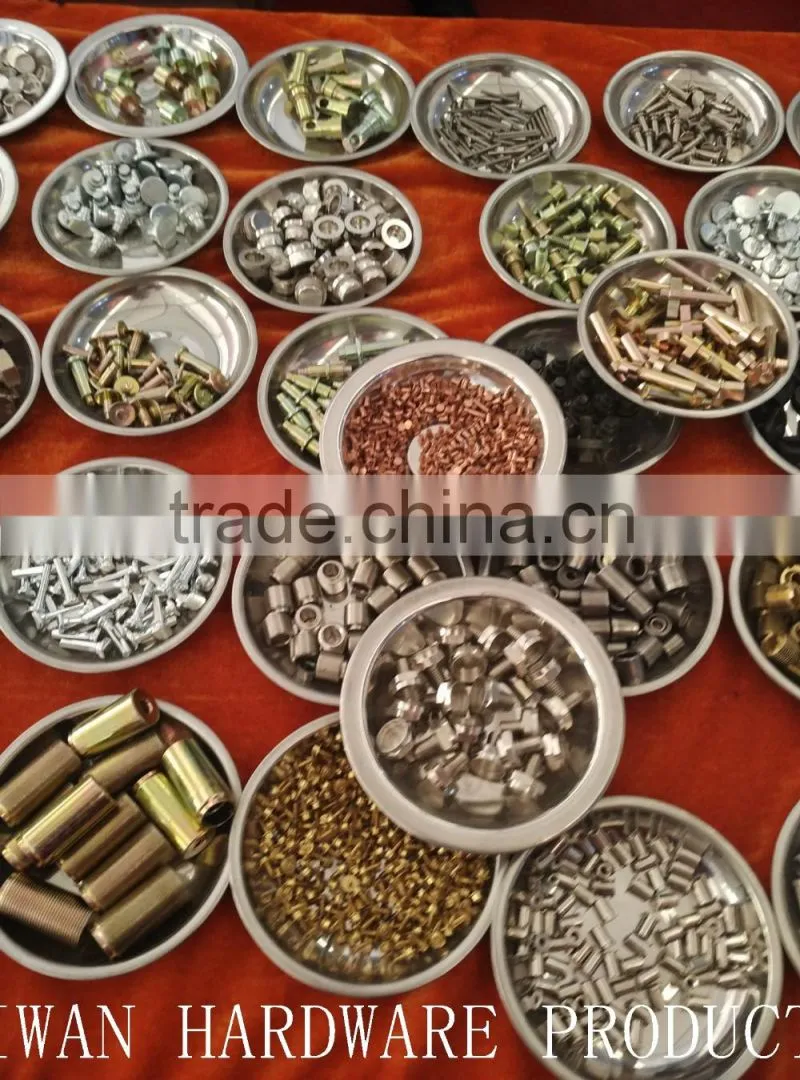 hot sale factory DIN GB shoulder rivets brass stainless steel
