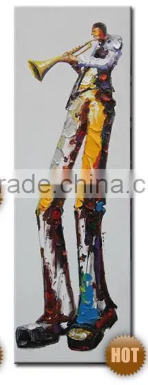 2015 Original Design Outer Wall Decoration Modern Flower Painting