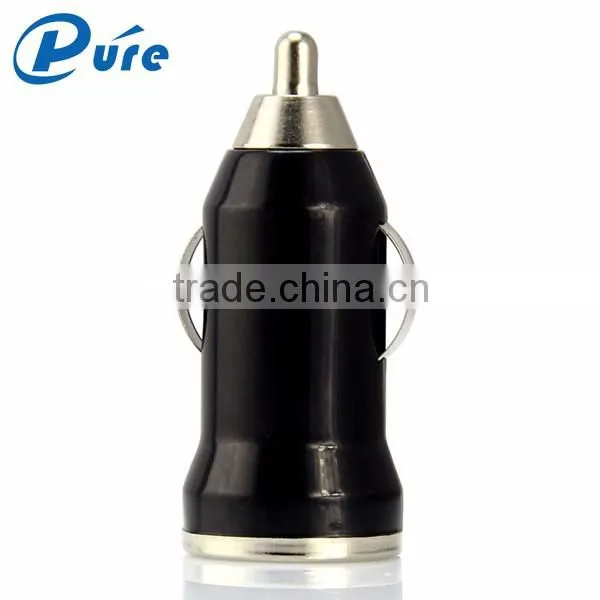 Wholesale Output 5V/1A ABS Shell Material Bullet 1 Port Smart USB Car Charger For Iphone6 and For Samsung