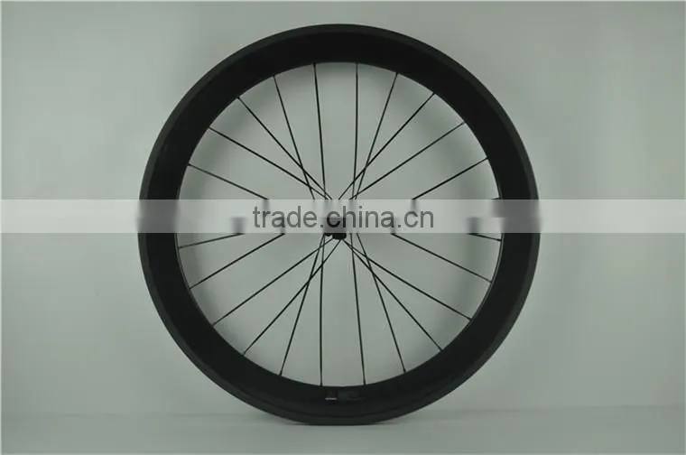 Bicycle wheel rims, tubular 60mm Depth 700c road bicycle full carbon rims
