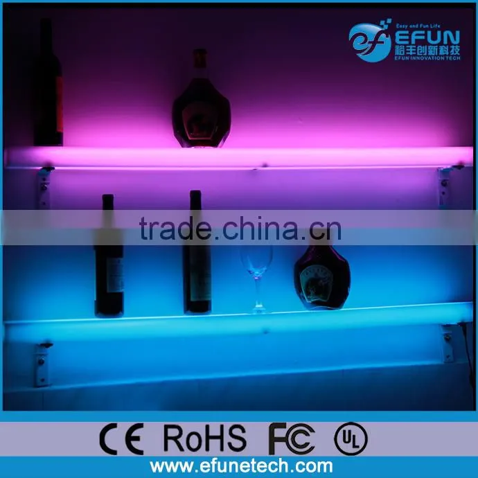 rgb color changing light up led wine display rack illuminated bar led shelf
