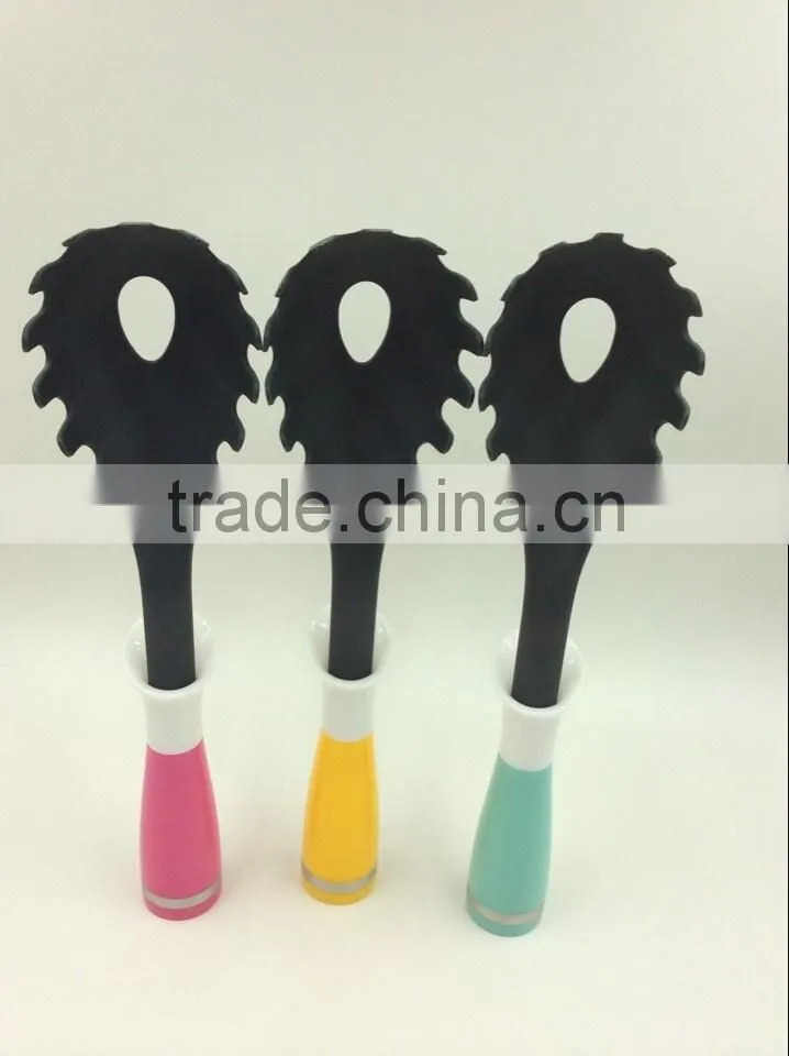 2015 Fashion colourful mini PP+nylon kitchen utensil set nylon kitchen tools, cook ware set,7pcs nylon kitchen tools set NL71
