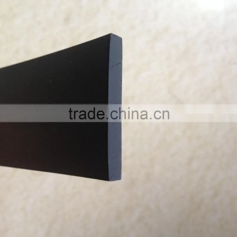 customized waterstop leakproof flat sponge epdm rubber/rubber edge trim strips/epdm profile