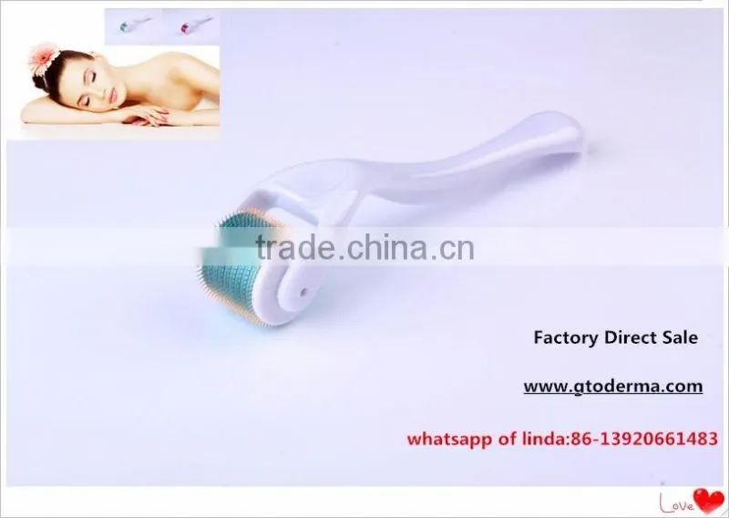 2016 newest skin care titanium micro 540 needle derma roller medical