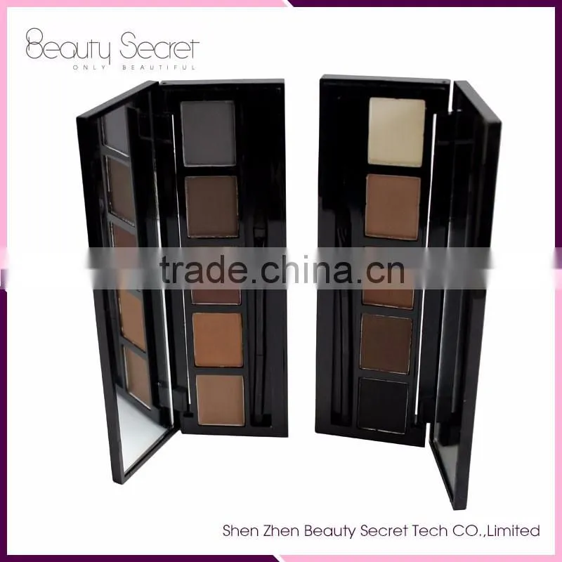5 Multi Colors waterproof eyebrow powder with your logo no logo