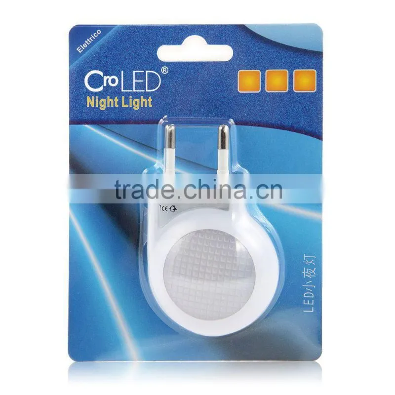 CroLED Fashion Snail White Light Control LED Nightlight EU regulation (SN-102L / W) * 4
