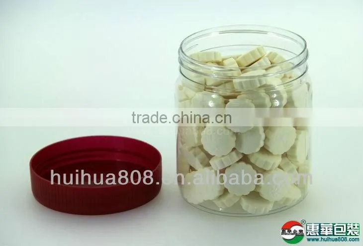 PET food jar with wide-mouth