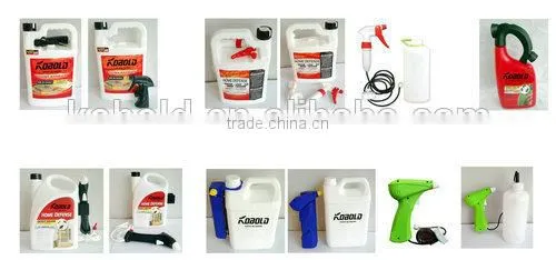 Automatic misting battery powered hand sprayer
