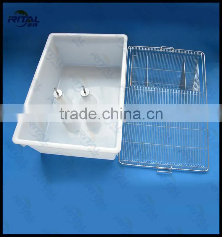 Polyethylene mouse or rat cage