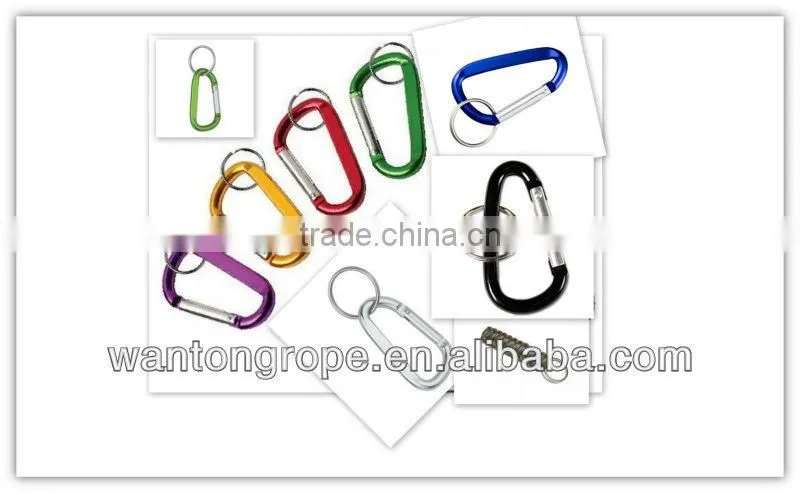 6' Paracord Lanyard, Key Chain, with Carabiner, and Key Ring