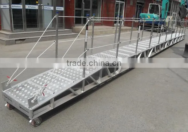 Professional custom Aluminum alloy ladders, heavy duty aluminum stairs, light ladder, popular ladder