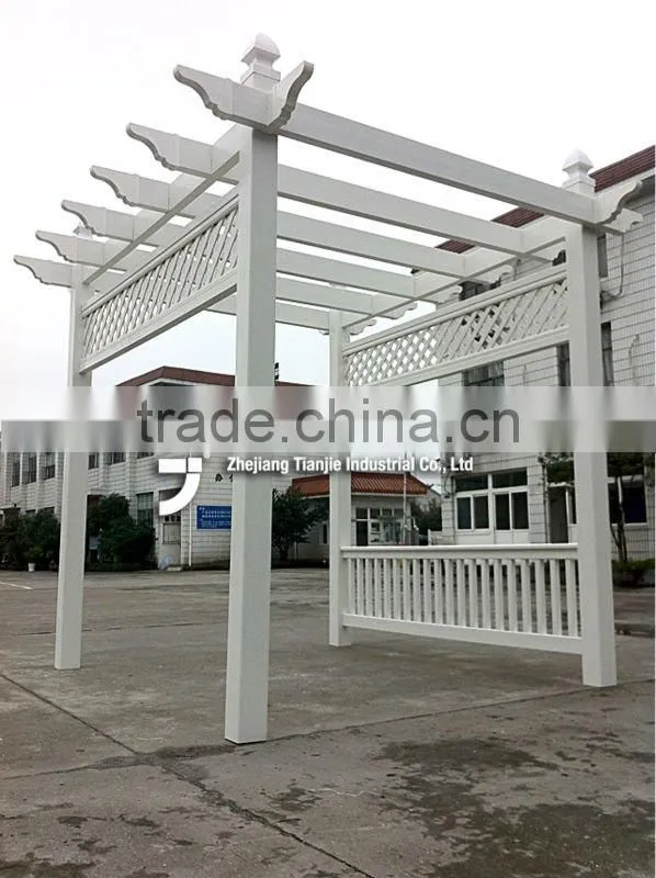 Plastic Vinyl PVC Pergola
