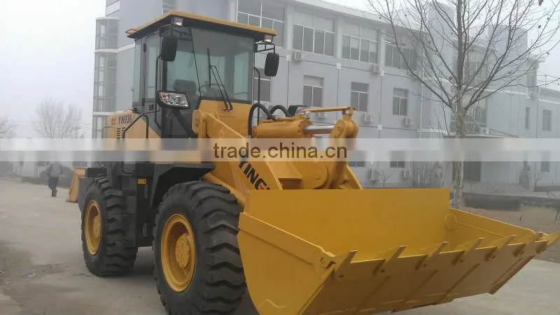 3 ton ZL30 compact wheeled loader (3000kg+C ummins engine+Joystick control+Electrolic control gear shift)