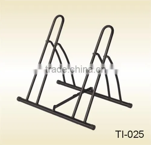 Bicycle can be locked in this rack for safety and costless,bicycle rack