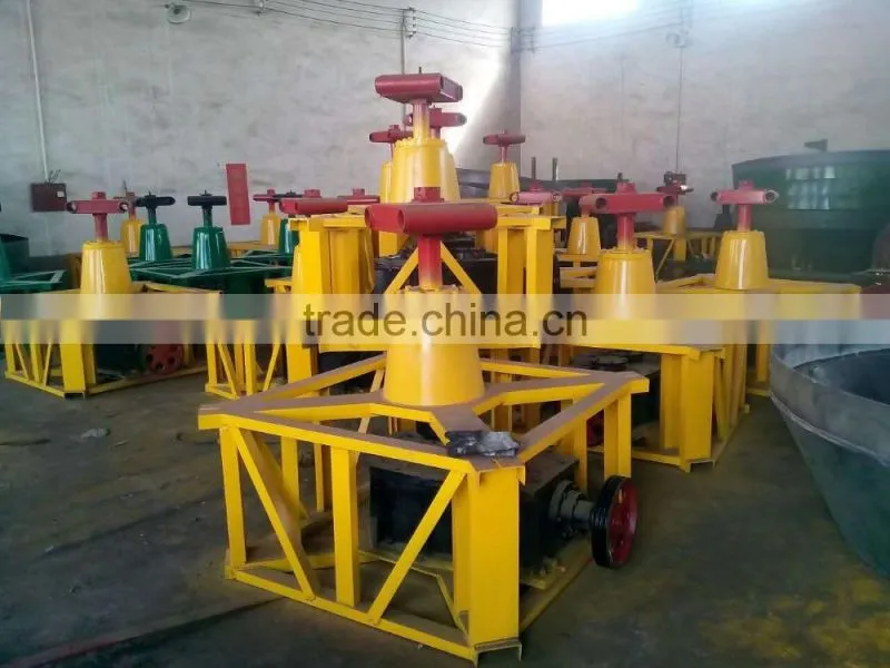 High efficiency gold ore milling wet pan mill with installation service
