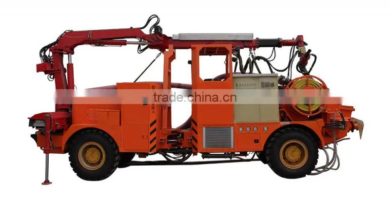 LPC5-15S vehicular hydraulic pump wet shotcrete machine concrete sprayer