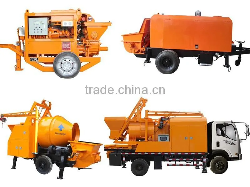 China Small Size Aggregate Output 20m3 per hour Concrete Pump Manufacturer