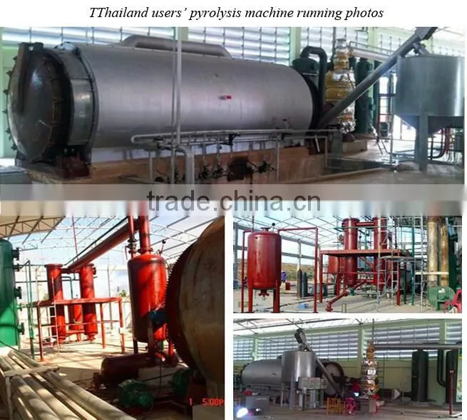2014 Plastic pyrolysis plant /Oil distillation plant from house garbage ,tyres,rubber-Waste Management