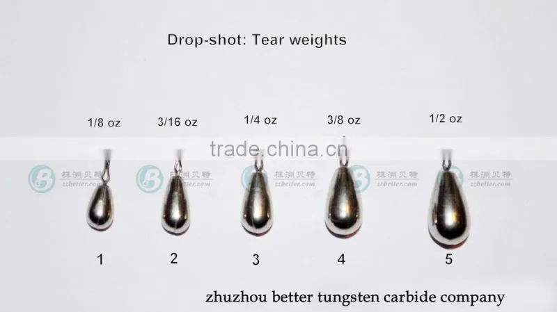 china supplier tungsten sinker moulds