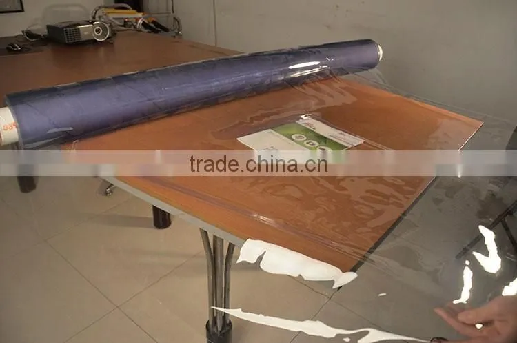 China manufacture soft PVC plastic transparent film in roll or sheet