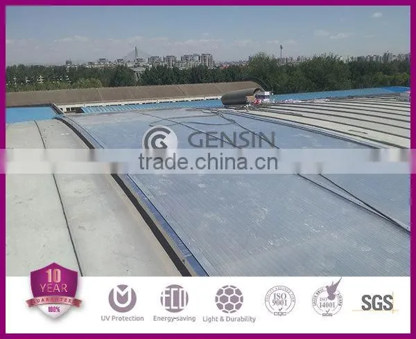 Polycarbonate Panel / Polycarbonate Hollow Sheet Good Choice for Roofing Energy Saving
