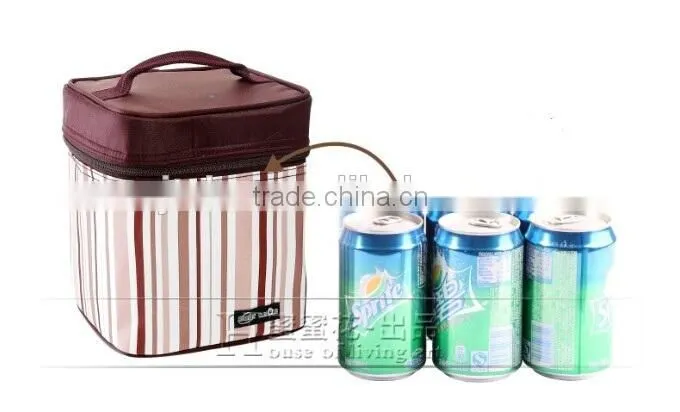 Hot Sale Lovely Waterproof 4.6L Travel Picnic Lunch bag Snack Tote Small Squre Isothermic Cooler Handbag