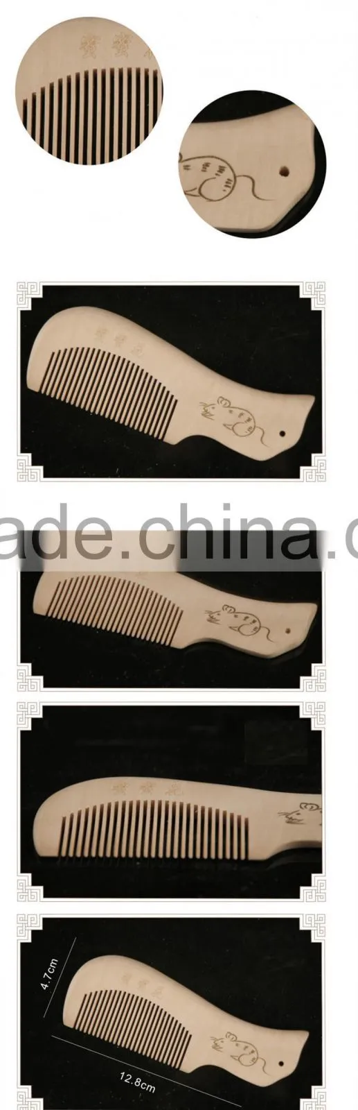 100%Nature Lover Wooden Combs 12.7*4.5