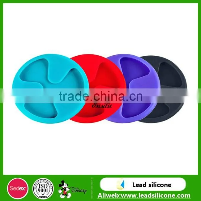 Custom Logo Silicone Wine Glass Mat,Non-slip Silicone Wine Glass Coasters