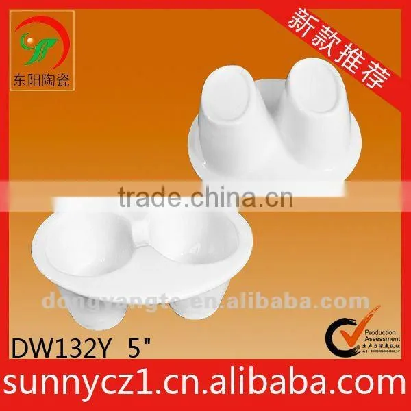 Factory direct wholesale 5 Inch custom logo ceramic snack bowl