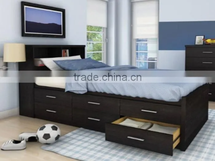 E1 grade wood single bed