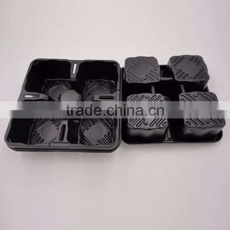 High quality custom accept pvc/pp/pet/ps fruit vegetable blister packaging plastic fruit tray