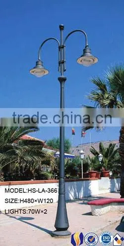 antique cast iron lamp pole