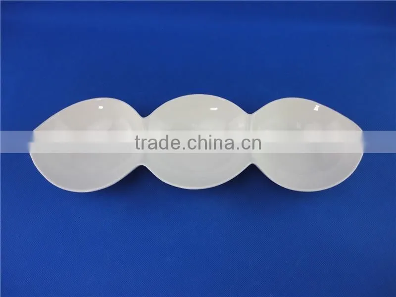 cheap ceramic plates dishes in stock bulk packing