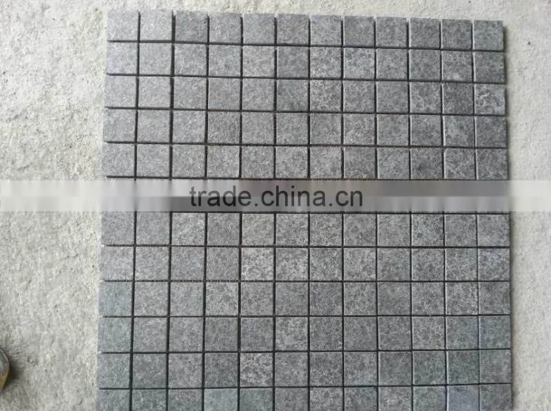 Black Granite Mesh Paving Cheap Black Paver Granite Paving Stone