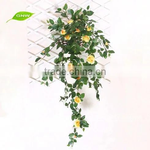 GNW FLV11 Bulk Buy From China Chinese Wedding Accessories Artificial Vine with Rose Flower