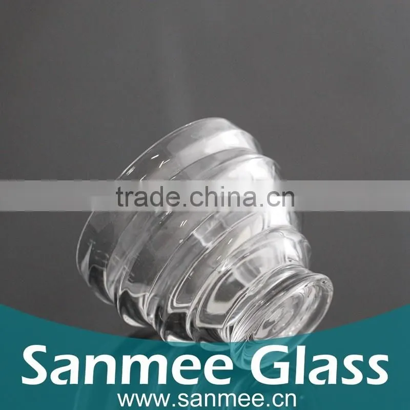 2016 New Product High Design Tread Hot Sale Mini Glass Beer Mug