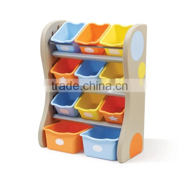 China ICTI GSV Manufacturer Kids Plastic Bookshelf