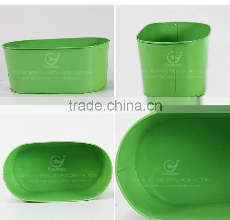 garden metal powder coated zinc flower bucket flowers in galvanized buckets
