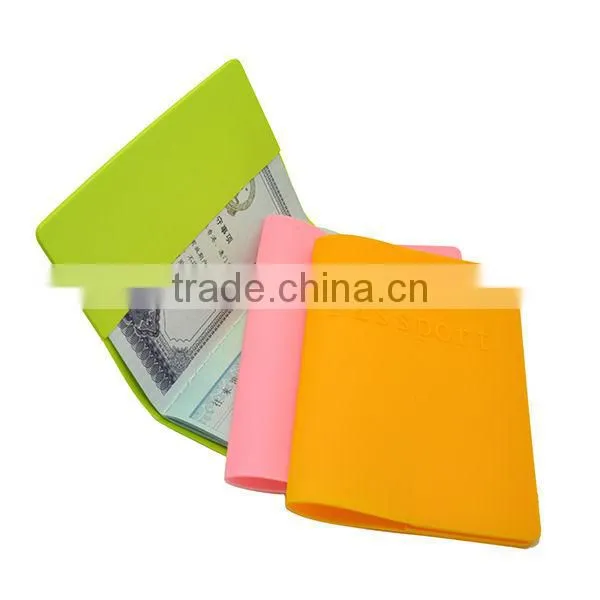 logo embossed silicone passport cover,silicone passport cover for promotion