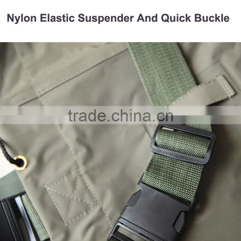 100% waterproof chest fishing PVC wader