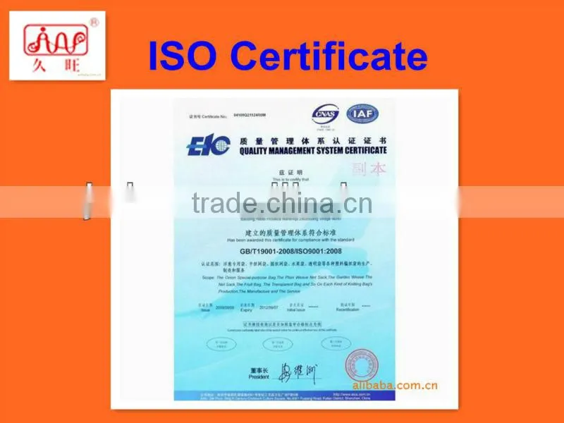 tubular mesh sacks, 50kg PP bags, bag manufacturers