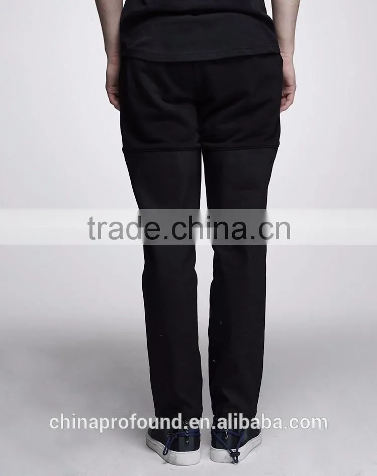 Custom latest design casual sweat pants cotton mens sports sweatpants with printing logo