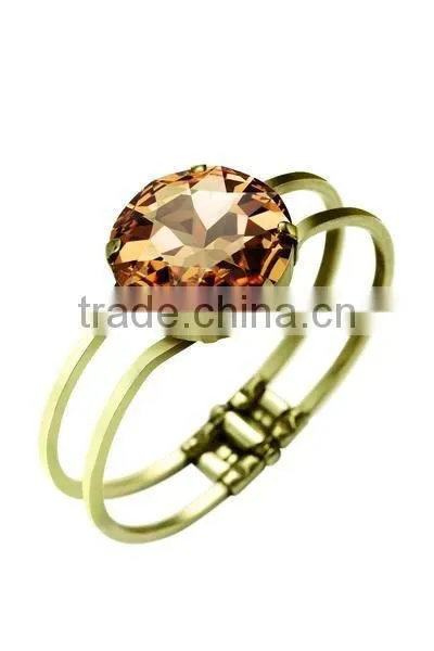 simulated diamond jewelry sew on garment heart shape