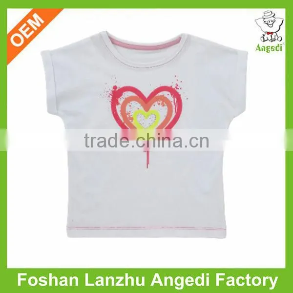 baby Girl skin tight t-shirts with beads