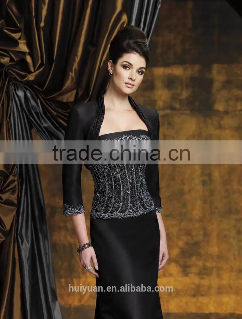 Satin long sleeve blue evening gown models