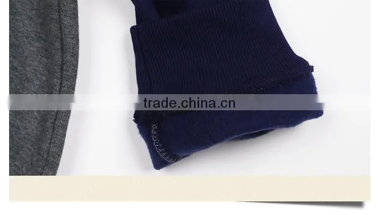 high quality plain dyed color block children jacket winter coat