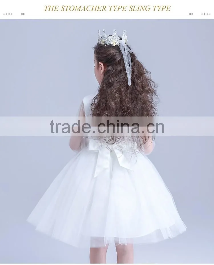new top quality satin girls dresses children frocks designs of girl dress