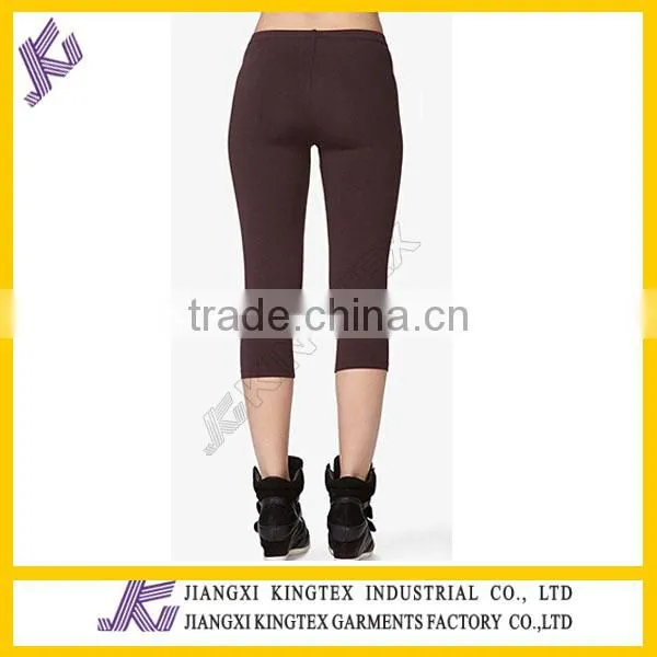 women three quarter pants,2014 wholesale women pants,custom design women three quarter pants