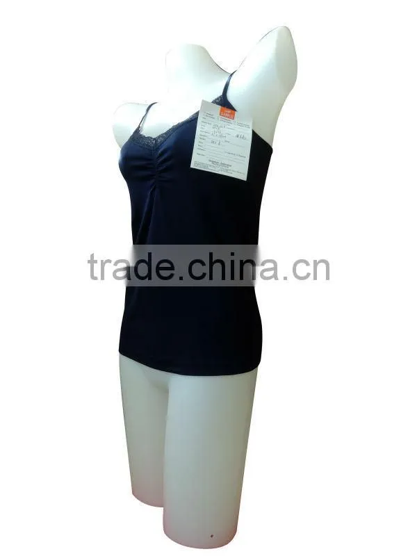 nice quality new style seamless woman underwear sexy lingerie ladies V-neck camisole w/lace